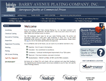 Tablet Screenshot of barryavenueplating.com